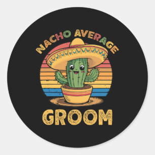 Adesivo Noivo Médio Nacho Mexicano Cinco De Maio Engraçado