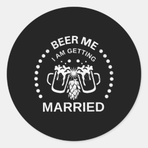 Adesivo Noivo Noiva Cerveja Me Estou Casando Despedida de