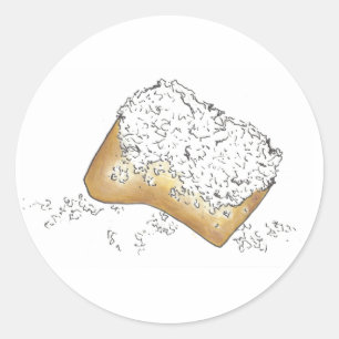 Adesivo NOLA New Orleans Louisiana Sugary Beignet Paery