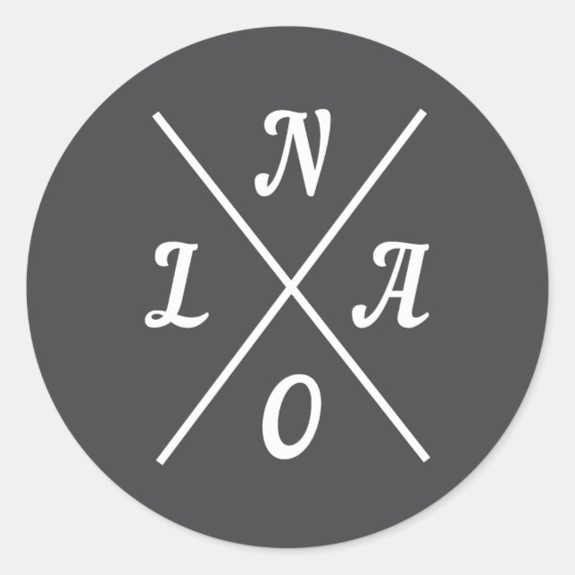 Adesivo Nola New Orleans Louisiana United States  (Frente)