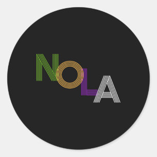 Adesivo Nola New Orleans Retro Vintage Carnaval Souvenir G