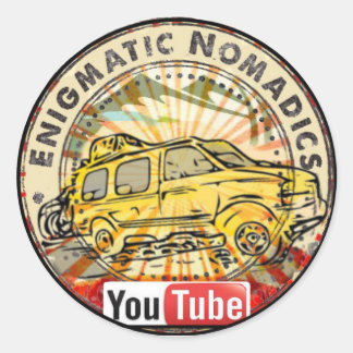 Adesivo nômadas enigmático