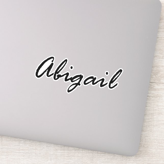Adesivo Nome Abigail (Detalhe)