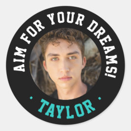 Adesivo Nome Branco Inspiracional Trendacional E Foto