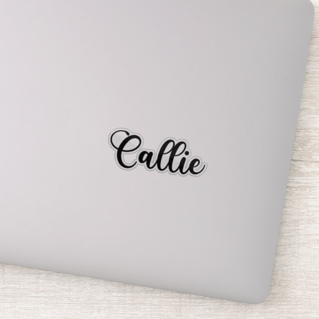 Adesivo Nome Callie - Caligrafia manuscrita (Detalhe)