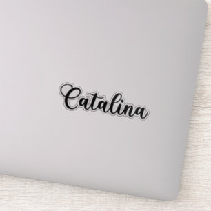 Adesivo Nome Catalina - Caligrafia manuscrita