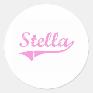 Adesivo Nome clássico do estilo de Stella