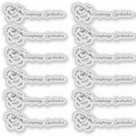 Adesivo Nome comercial do empacotamento de logotipo do Mod