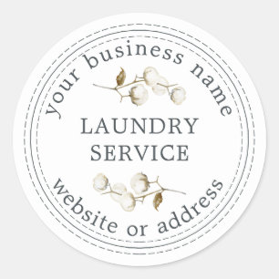 Adesivo Nome Comercial do Serviço de Lançamento Moderno da