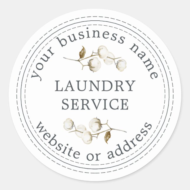 Adesivo Nome Comercial do Serviço de Lançamento Moderno da (Frente)