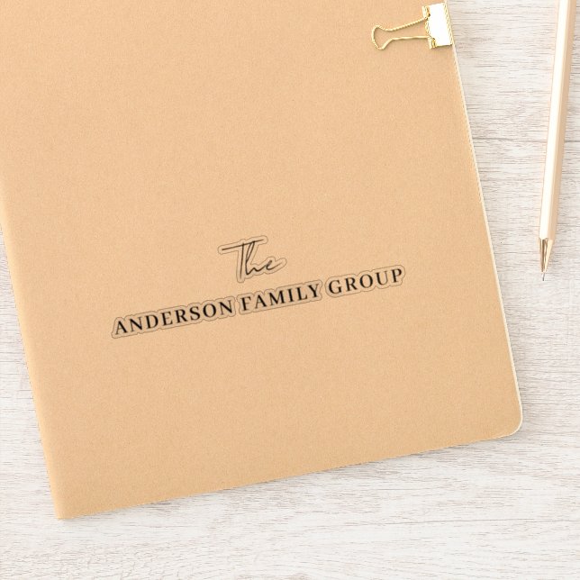 Adesivo Nome Comercial Empresa Marcas Profissionais (Notebook)