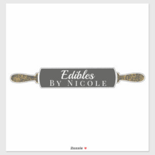 Adesivo Nome Comercial Personalizado Rolo de Massa Panific