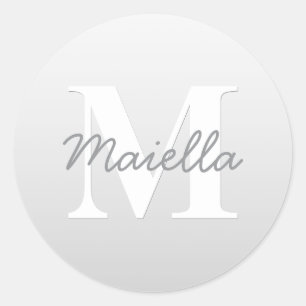 Adesivo Nome Cursivo ou outro Texto sem Monograma Gradie