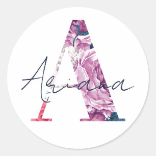 Adesivo Nome da Ariana Marca Personalizada do Sticker Girl
