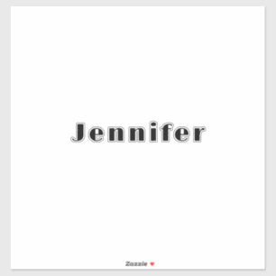 Adesivo Nome da Bridesmaid Chá de panela de Casamento Mono