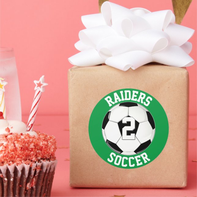 Adesivo Nome da Equipe de Futebol e Número do Jogador Pers (Festa)