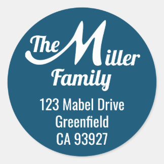 Adesivo Nome da família - Letra M