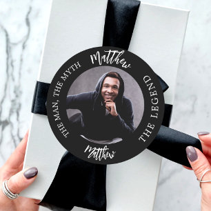 Adesivo Nome da foto do homem mito lenda