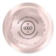 Nome da Logo Maquiagem Embalagem  Beleza Rosa 