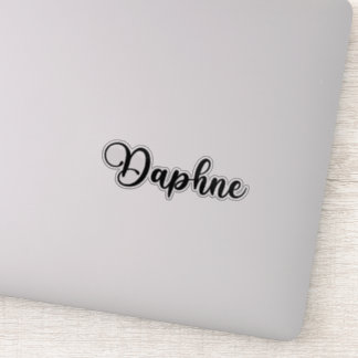 Adesivo Nome Daphne - Caligrafia manuscrita