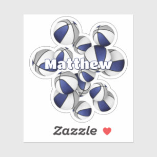 Adesivo nome das crianças na equipe da cinza azul cola bas