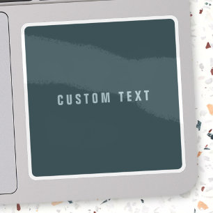 Adesivo Nome de aparência na moda Modern Cinza azul