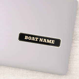 Adesivo Nome de barco de canal Narrowboat personalizado