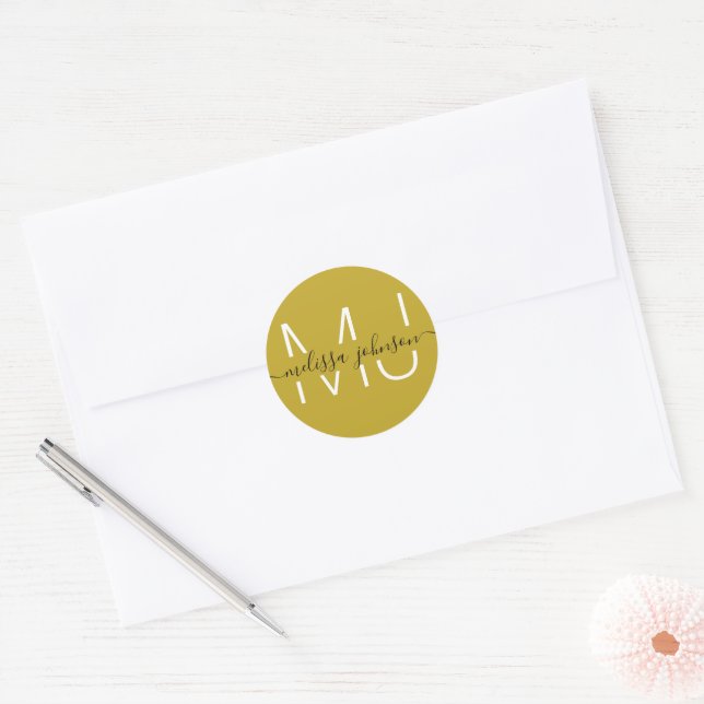 Adesivo Nome dentro de letras  (Envelope)