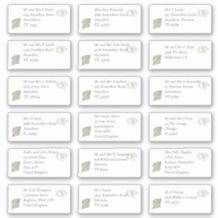 Adesivo Nome do Destinatário Individual Boho Pampas Ender