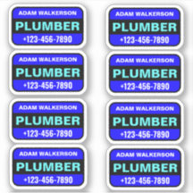 Nome do encanador & Número de Telefone - Serviço P