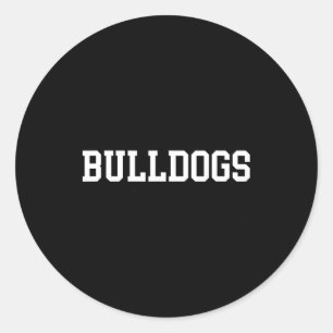 Adesivo Nome do Espírito Escolar Leopard Bulldogs Fan Team