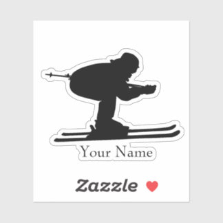 Adesivo Nome do Esqui