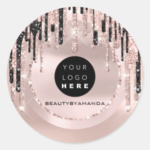 Adesivo Nome do logotipo Corpo Maquiagem Artista Drives Ro