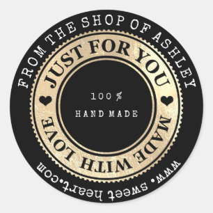 Adesivo Nome do logotipo feito à mão Coração da Web Amor P