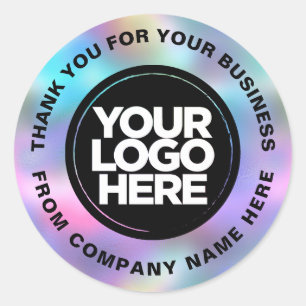 Adesivo Nome do logotipo personalizado hológrafo Web Obri