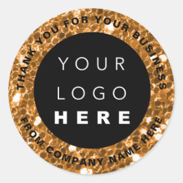 Adesivo Nome do logotipo Web Obrigado Coral Laranja Compro