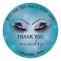 Nome do obrigado Boutique Eyelash Comprar Enfumaça