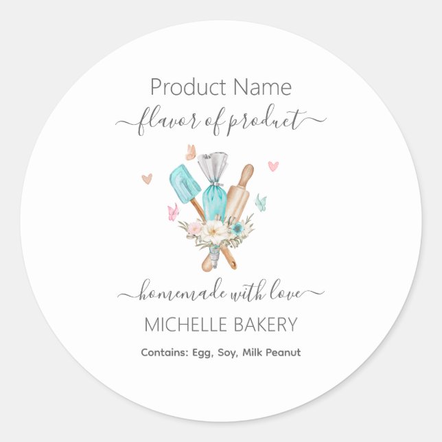 Adesivo Nome do produto (Frente)