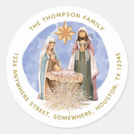 Adesivo Nome do Retorno da Natividade Endereço Texto Doura