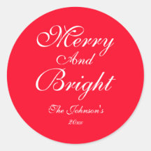 Nome do Script Merry And Bright Vermelho Chic Nata