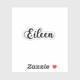 Adesivo Nome Eileen - Caligrafia manuscrita