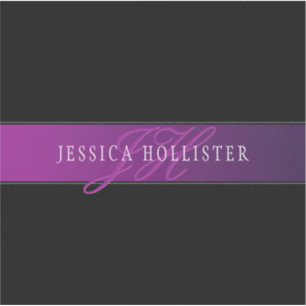 Adesivo Nome Elegante e Monograma Inicial/s