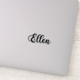 Adesivo Nome Ellen - Caligrafia manuscrita