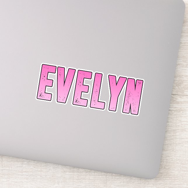 Adesivo Nome Evelyn (Detalhe)