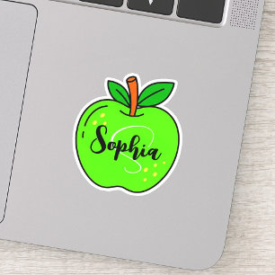 Adesivo Nome Fofo Personalizado & Monograma Professora M