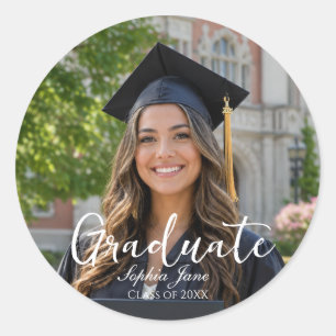 Adesivo Nome Foto Ano de Graduação