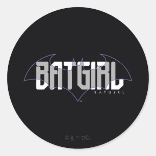 Adesivo Nome Hi-Tech da Batgirl Gráfico