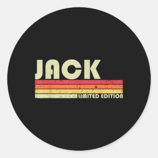 Adesivo Nome Jack Presente Personalizado Divertido Retro V