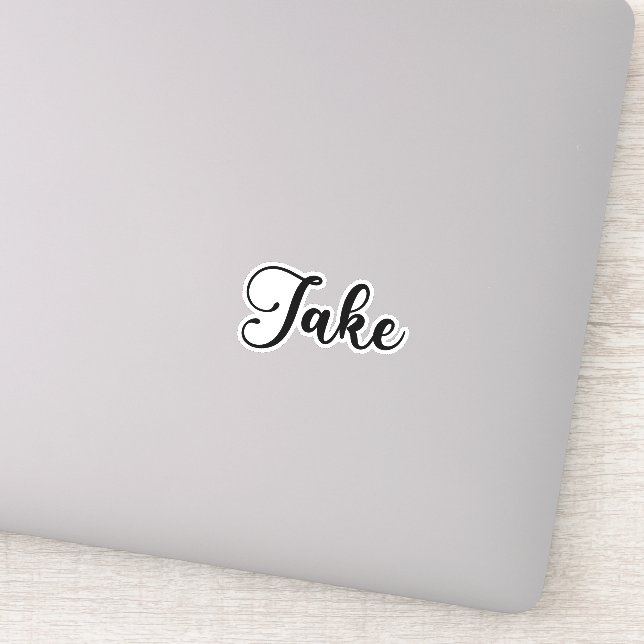 Adesivo Nome Jake - Caligrafia manuscrita (Detalhe)