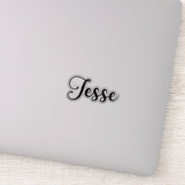Adesivo Nome Jesse - Caligrafia manuscrita